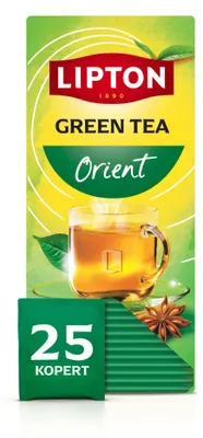 Image de Thé Lipton Classic Green Tea Orient, 25 sachets de 1,3 g