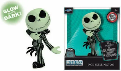 Produktbild von Jada The Nightmare Before Christmas Jack Skelett 10 Cm Mehrfarbig Mehrfarbig One Size