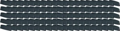 Immagine prodotto di KOTARBAU® Set di 100 tappi per fessure d'acqua Tappi per fori di scarico della finestra 45 mm ASA plastica antracite Drenaggio della finestra Drenaggio della finestra Coperchio di protezione in PVC