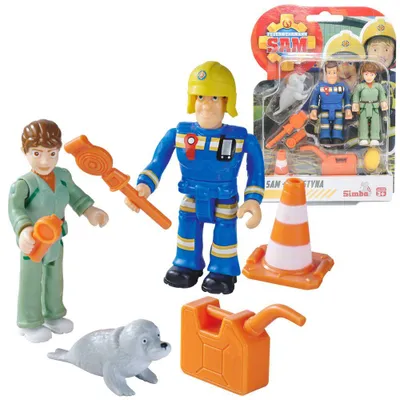 Produktbild von Sam, Krystina, Robbe | Spiel-Figuren Set | Feuerwehrmann Sam