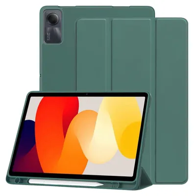 Produktbild von Techsuit Flex Trifold Tablet-Hülle mit Pencil-Halter für Xiaomi Redmi Pad SE - Grün