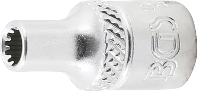 Produktbild von BGS 10104 Steckschlüssel-Einsatz "Gear Lock", 6,3 (1/4), 4 mm