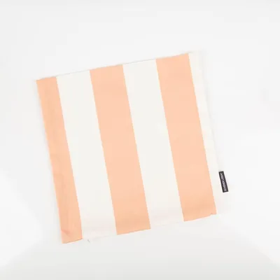 Produktbild von Kissenhülle Streifen apricot-ecru– verschiedene Größen – SCHÖNER LEBEN. Größe 50x50cm (HxB) 50x50cm (HxB) Größe