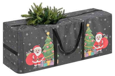 Immagine prodotto di Omgoods - Sacchetto per il deposito dell'albero di Natale - Borsa impermeabile in Oxford 600D con maniglie, ideale per riporre gli alberi di Natale