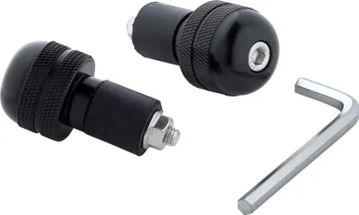 Produktbild von Hashiru Lenkerendenpaar ST01 Schwarz 18mm für Universal-Lenker