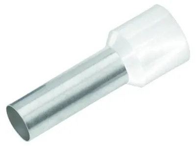 Imagen del producto de CIMCO, terminales aislados para cables de 0,5 mm², color blanco, longitud de 10 mm, paquete de 100 unidades