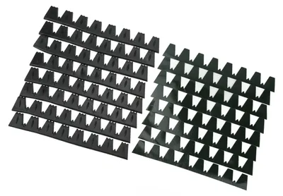 Image de Lot de 8 protections anti-rayures pour pare-chocs avant, universelles pour toutes les voitures, noir