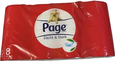 Image de Page Papier hygiénique doux et résistant, 8 rouleaux