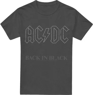 Obrázek produktu pro AC/DC - Tričko "Back In Black" pro muže/dámy Uni TV17398 (L) (Charcoal)