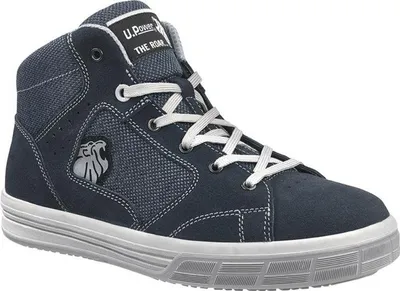 Produktbild von Sicherheitsstiefel Caravan Gr. 45 blau Leder/Textilmaterial S1P SRC EN20345