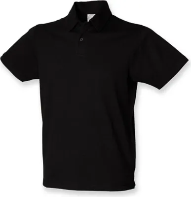 Produktbild von SF Men SF042 | Mens Short Sleeve Stretch Poloshirt Herren - WRAP zert. - Farbe: Black - Größe: M