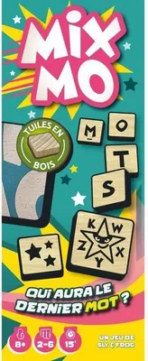 Image de Jeu de société Mixmo Asmodee, 2 à 6 joueurs, À partir de 8 ans, Construisez votre grille de mots