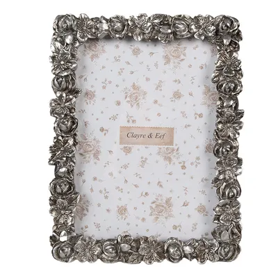 Immagine prodotto di Cornice per foto Clayre & Eef 13x18 cm in plastica color argento