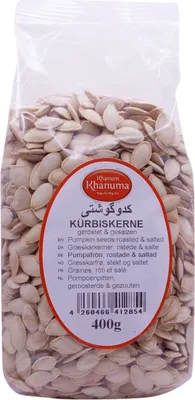 Produktbild von Khanum Khanuma- Kürbiskerne geröstet und gesalzen Gushti 400gr.