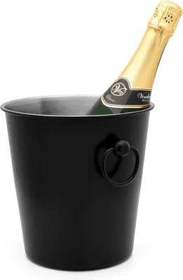 Immagine prodotto di Vienna - Secchiello per champagne in acciaio inossidabile, colore nero