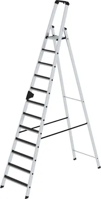 Produktbild von Stufen-Stehleiter einseitig begehbar mit clip-step R13 12 Stufen
