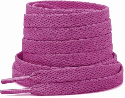 Productafbeelding van The Kicks Don® Sneaker Veters Plat - 120CM - Donkermagenta