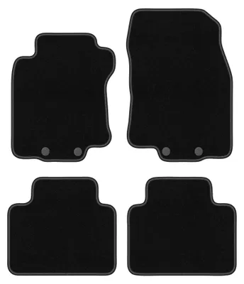 Image de Tapis de sol en moquette pour Renault Koleos II 2016- (SUV) – jeu 4 pièces, noirs, sur mesure – Wielganizator BASIC