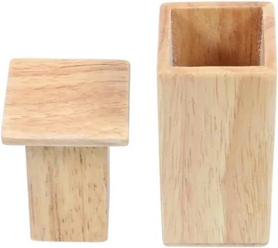 Produktbild von Hölzerner Zahnstocherhalter für Küche und Tischdeko.