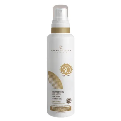 Produktbild von Monacelli Sun Protection Face & Body Sonnenmilch LSF 30, 100 ml – schützende, feuchtigkeitsspendende Sonnenmilch für Gesicht und Körper