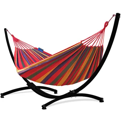 Obrázok produktu pre Potenza Hojdacia sieť s rámom Pre dve osoby Hojdačka 220x160 cm I Rám 220 kg
