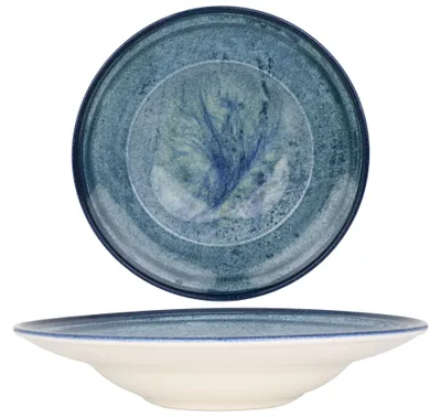 Produktbild von Kütahya Porselen Pasta Teller - Blue Stone - Porzellan - 27 cm (450cc)