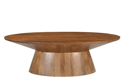Produktbild von SIT Möbel Couchtisch | ovale Tischplatte | Mango massiv natur | B 130 x T 68 x H 41 cm | 14880-01 | Serie AMBRA