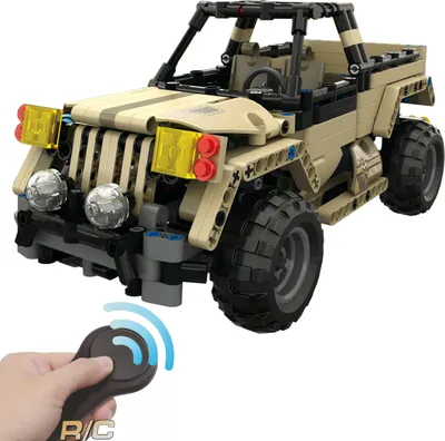 Produktbild von RC Militär Buggy - 487 Klemmbausteine - 2607