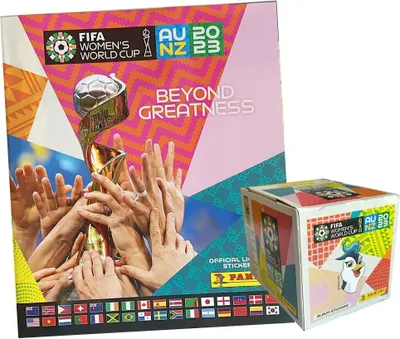 Image de Panini FIFA Femmes Coupe du Monde 2023 - Autocollants à collectionner - 1 présentoir (50 sachets) + album à collectionner