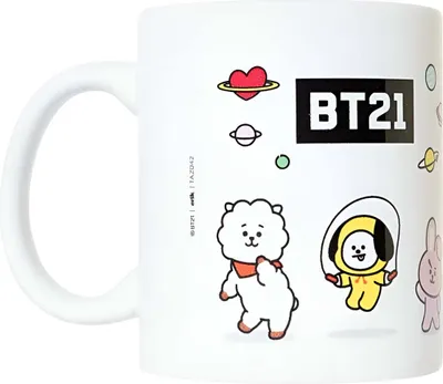 Produktbild von becher BT21 junior 300 ml Keramik weiß