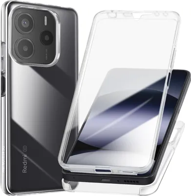 Produktbild von Avizar, Rundumschutz für Redmi Note 14 5G Touch Rand Kamera erhöht für Schutz, Transparent
