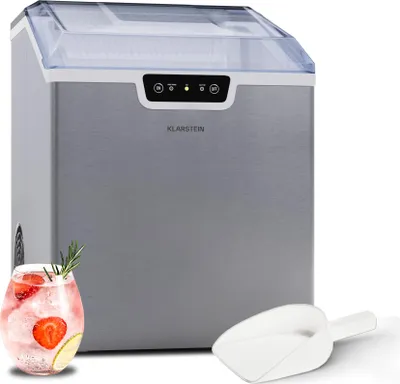 Obrázok produktu pre Klarstein, výrobník ľadových kociek, samočistenie, 2,3 l, 18 kg ľadu za 24 hodín