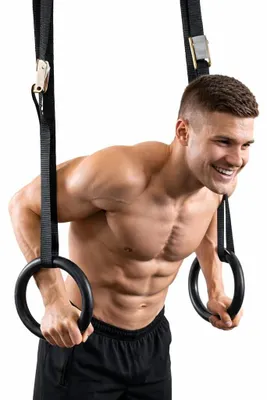 Image de Anneaux de gymnastique pour entraînement au poids du corps