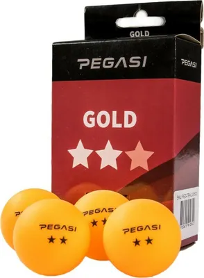 Produktbild von Pegasi Tischtennisbälle - Orange Tischtennisbällen 2 Sterne Tischtennisbälle - 40+ Qualität - 6 STK. - Orange