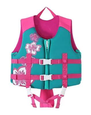 Produktbild von Kinderschwimmweste für Kleinkinder mit verstellbaren Sicherheitsgurten, L (Rosa)