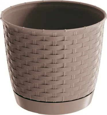 Produktbild von Prosperplast 4.2l Ratolla  Collection 22x22x19.5 Cm Blumentopf Braun  Braun One Size