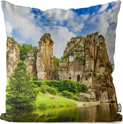 Produktbild von VOID Teutoburger Wald Kissenbezug Kissenhülle Deko Outdoor Dekoration Garten Dekokissen
