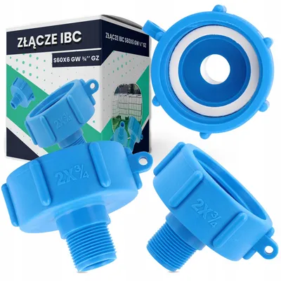 Produktbild von TRCR IBC Tank Anschluss S60x6 auf 3/4 Zoll Außengewinde