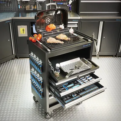 Produktbild von Datona Grill mit Werkzeugschubladen