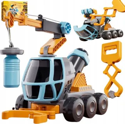 Produktbild von Pädagogischer Kranwagen 2-in-1 Mikroskop-Krangreifer 3+ DC9165