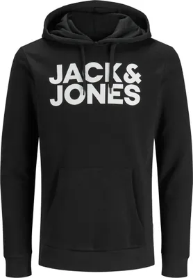 Produktbild von Jack & Jones Herren Corp Logo Sweat Hood Basic Kapuzen Sweatshirt |