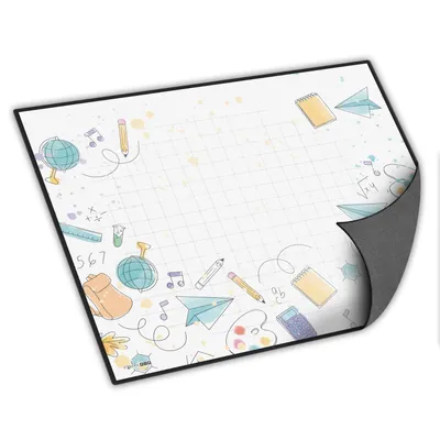 Produktbild von itenga Schreibunterlage Motiv Doodles 400 x 530 mm