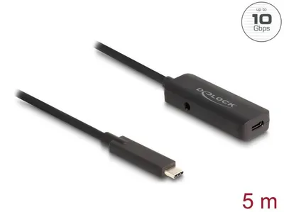 Image de Delock 80028 DELOCK Aktives USB 10 Gbps Verlängerungskabel USB Type-C 5 m