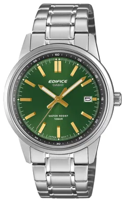 Casio EFR-109D-3AER Edifice Herrenuhr Quarz Grün/Goldfarben 1