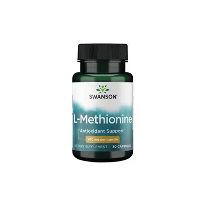 Produktbild von L-Methionin 500 mg 30 Kapseln Swanson Health Products