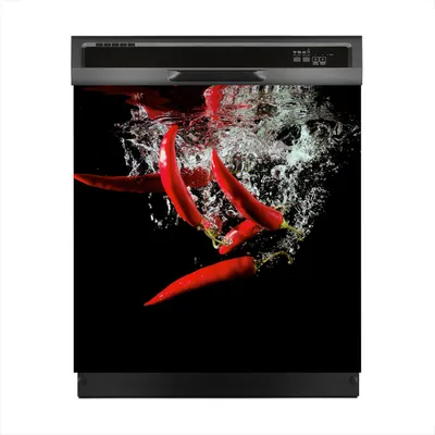 Produktbild von Magnete Dekorative 60x60 cm Küche Magnetmatte Spülmaschine - Paprika Gemüse