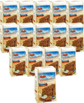 Produktbild von BIELMEIER Brotbackmischung Wellnessbrot Power 15 Stück á 500 g Küchenmeister