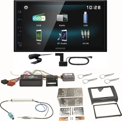 Produktbild von Kenwood DMX-125DAB Bluetooth Digitalradio MP3 USB DAB+ Einbauset für Audi TT 8J
