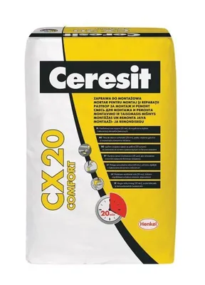 Produktbild von Ceresit CX20 COMFORT Montagemörtel 5kg