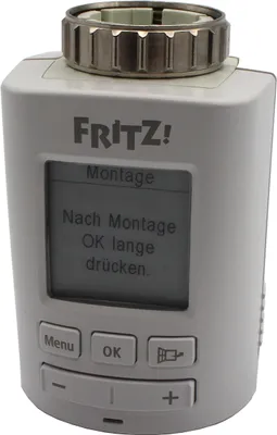Produktbild von AVM FRITZ!DECT 301 (Intelligenter Heizkörperregler für das Heimnetz, für alle gängigen Heizkörperventile und FRITZ!Box mit DECT-Basis, FRITZ!OS ab Version 6.83)